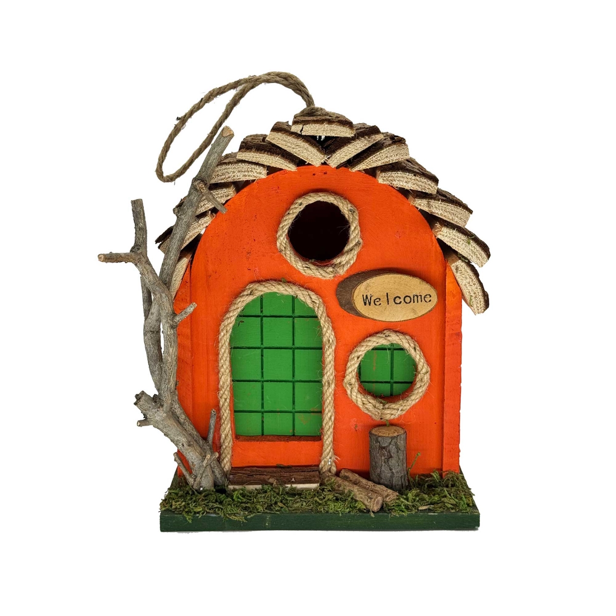 BM-GD6214 Seaside Hut With Welcome Sign Bird House