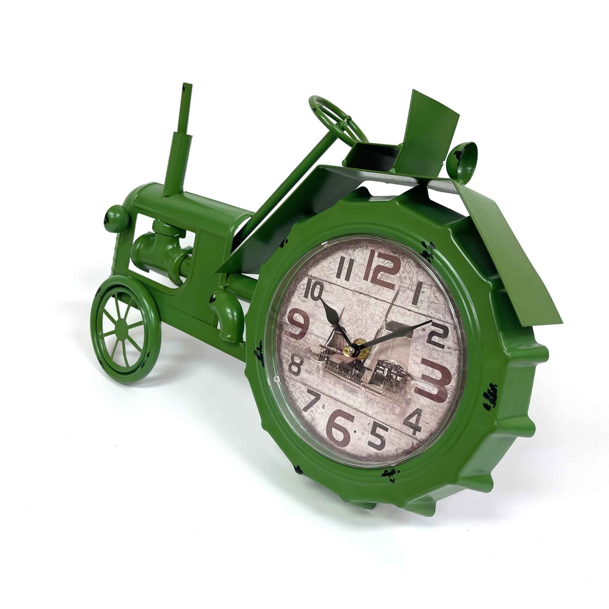 BM-TC3009 Vintage Green Tractor Table Clock