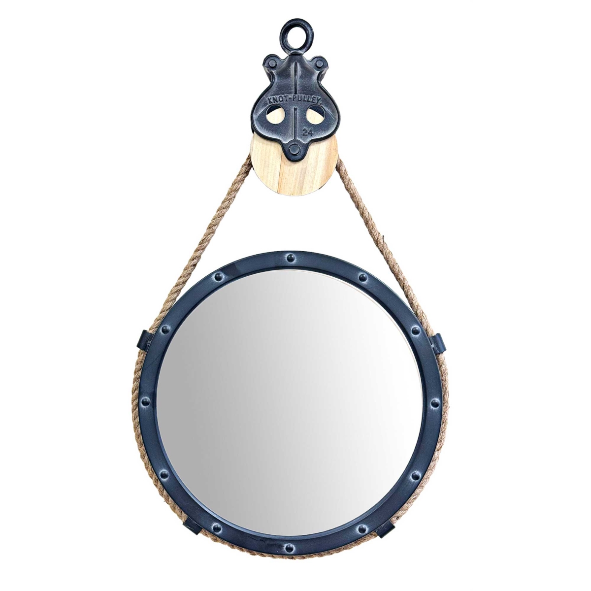 BM-WA3041 Rope Pulley Pendant Wall Mirror