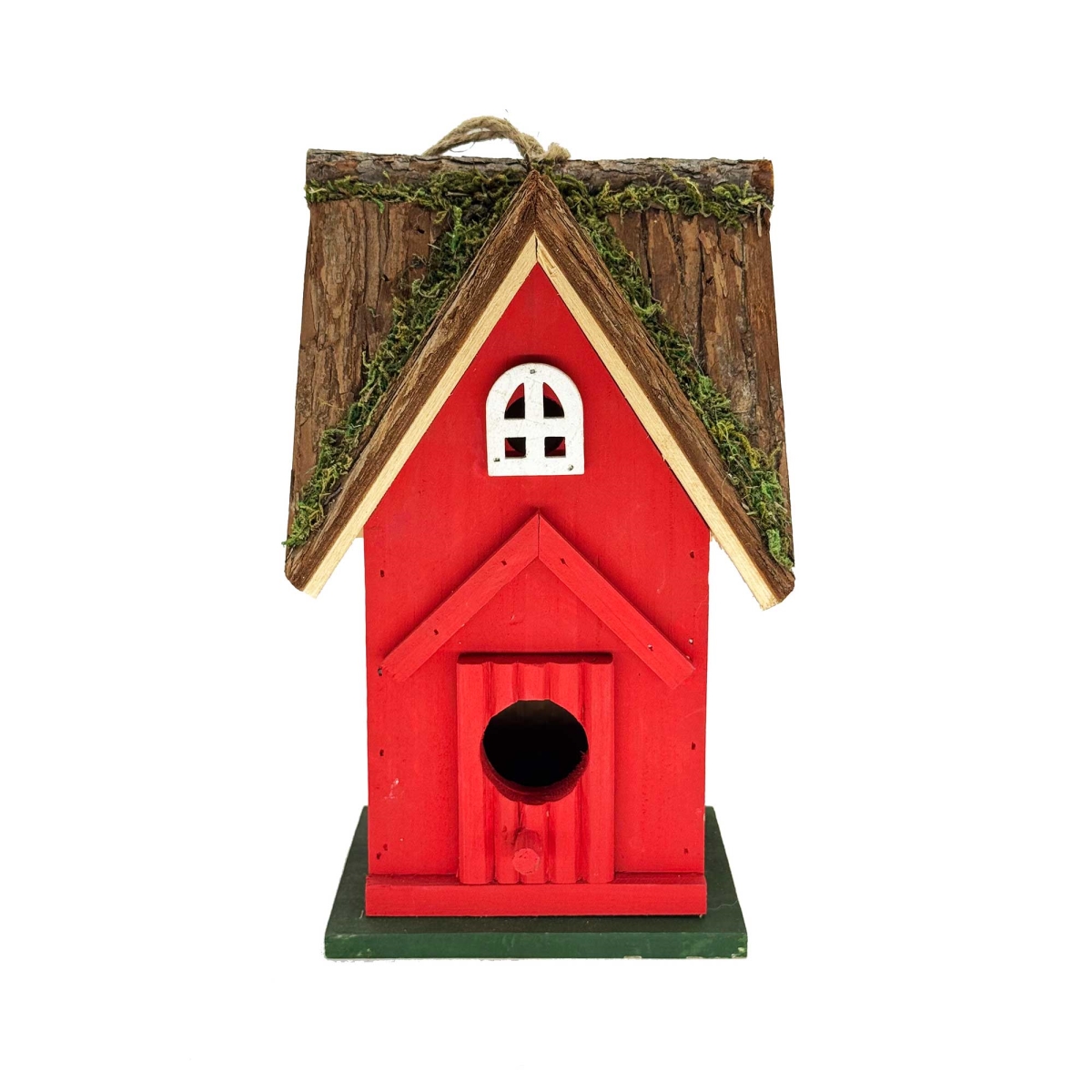 BM-GD6212 Barn With Moss Covered Roof Bird House