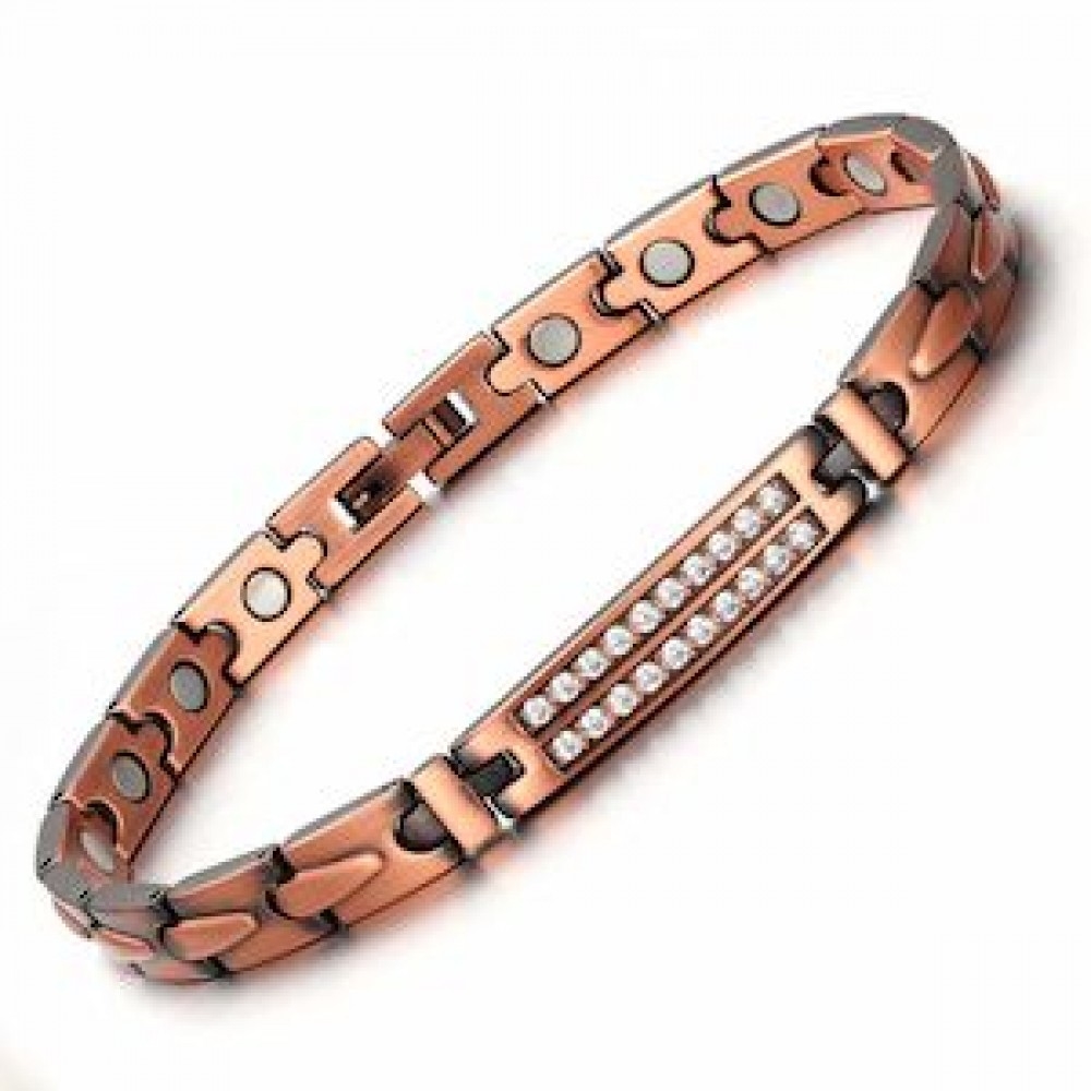 MJ-KSBR138 Fancy Stoned Copper Bracelet