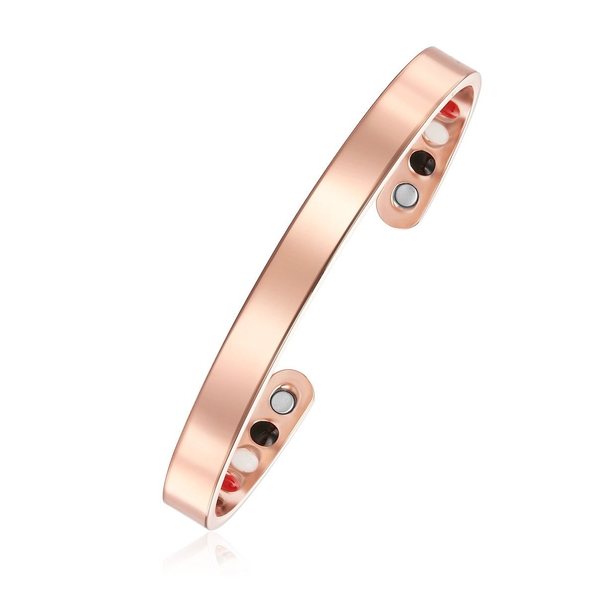 MJ-MJBG6 Copper Plated Basic Stainless Steel Magnetic Bangle