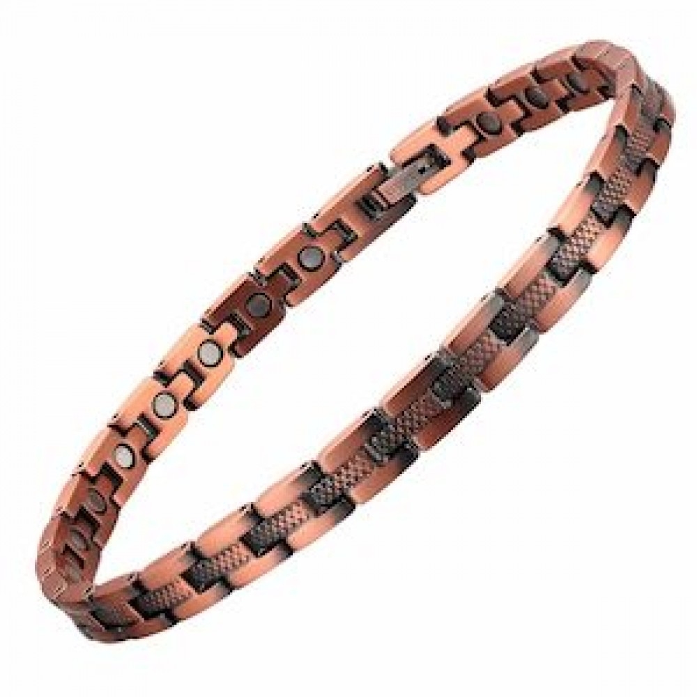 MJ-KSBR178 Train Track Style Pure Copper Anklet
