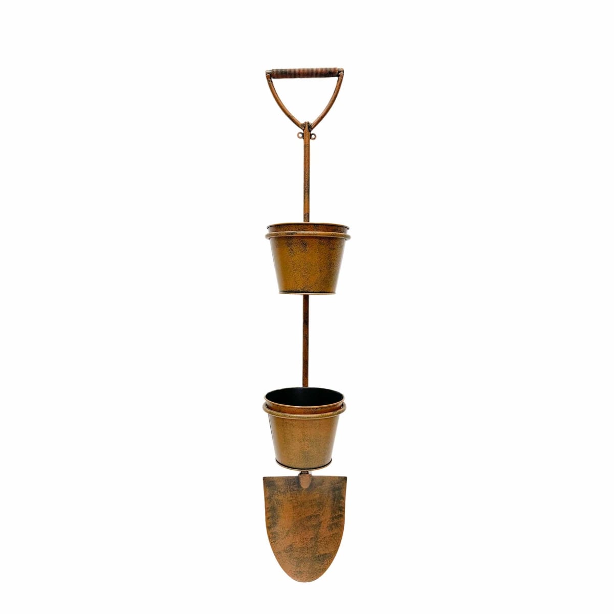 BM-JF2074 Shovel Shape With 2 Pots Wall Plant Stand