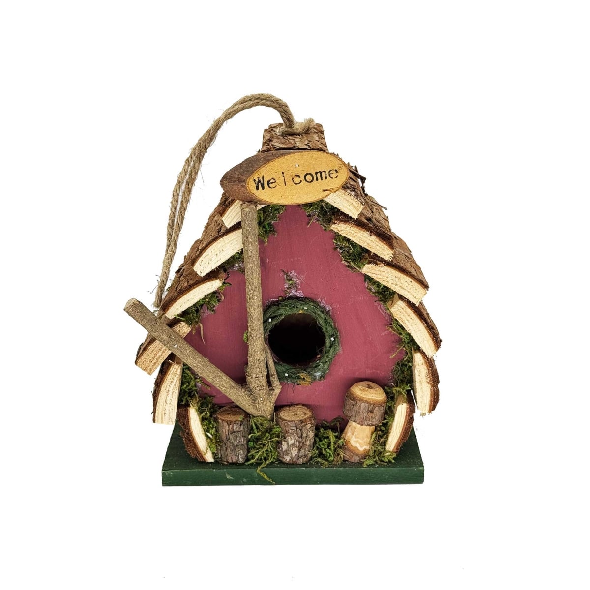 BM-GD6217 Rustic Arch And Welcome Sign Bird House