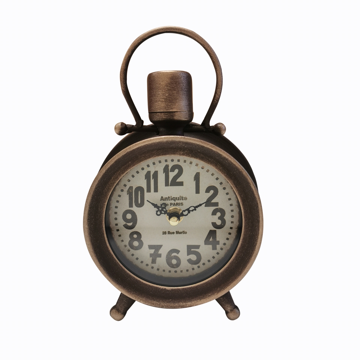 BM-TC1972 Rustic Antiquite De Paris Table Clock