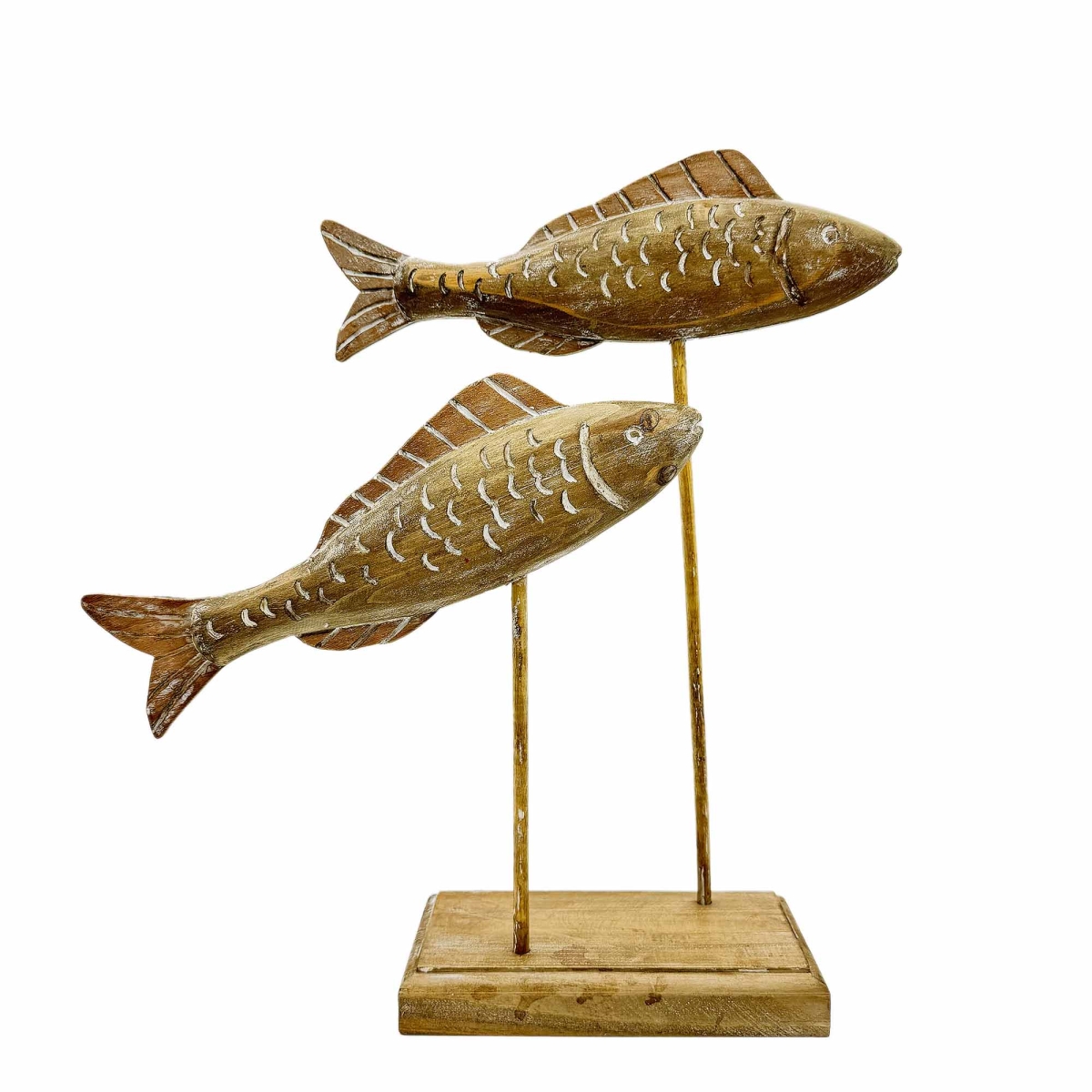 BM-WA3025 Two Fish On A Stand Figurine