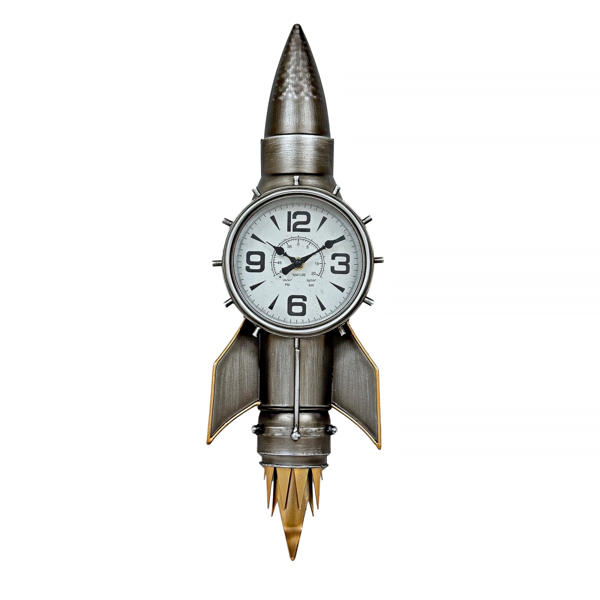 BM-WC1113 Vintage Rocket Wall Clock