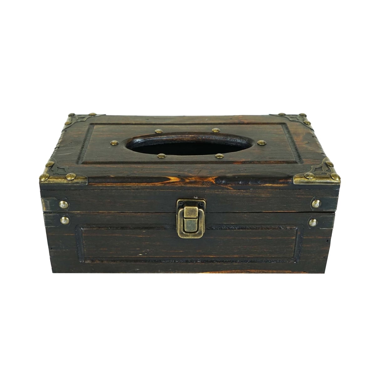 BM-CQG1765 Wood Grain Texture Chest Tissue Box Cover