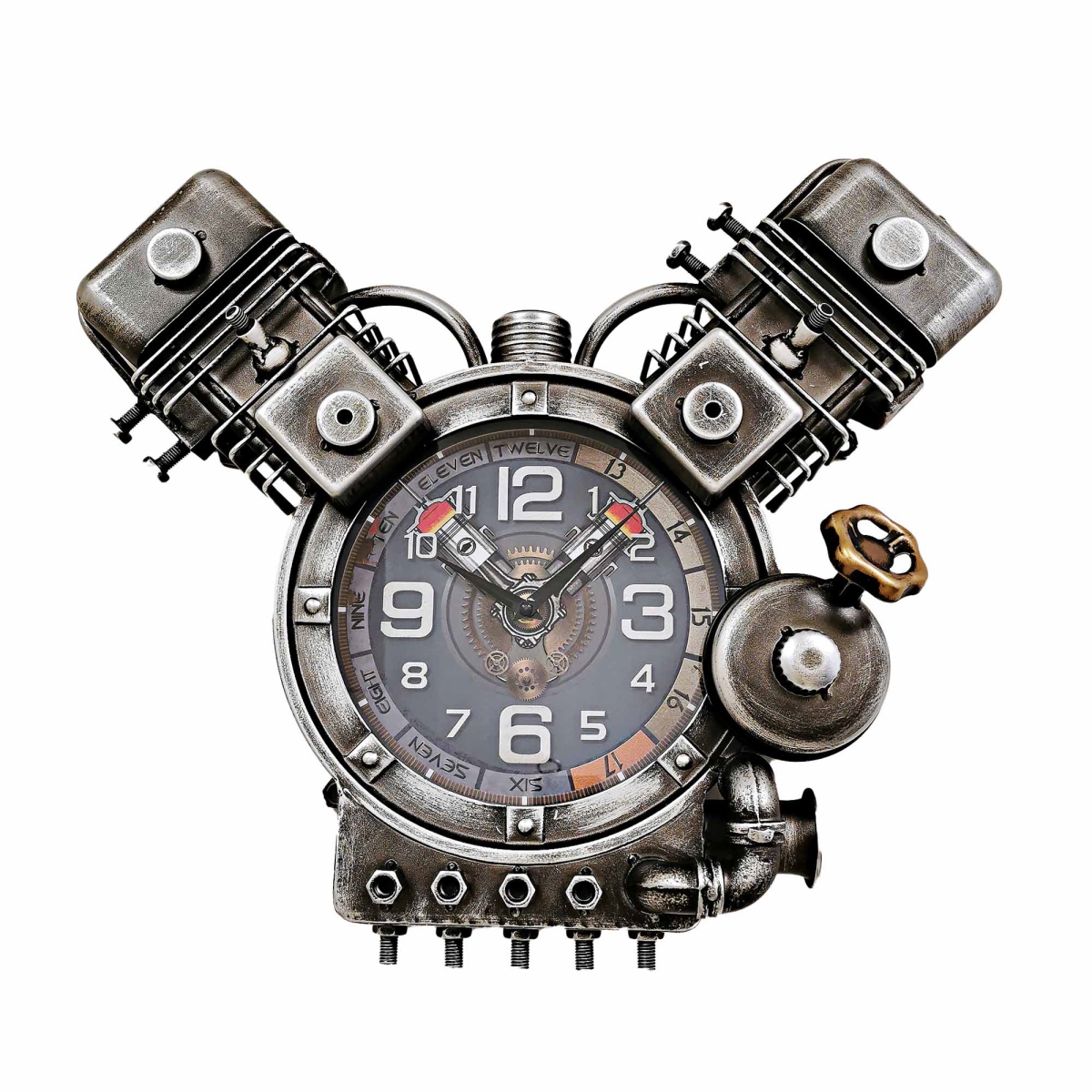 BM-WC1978 Motorcycle Engine Parts Wall Clock