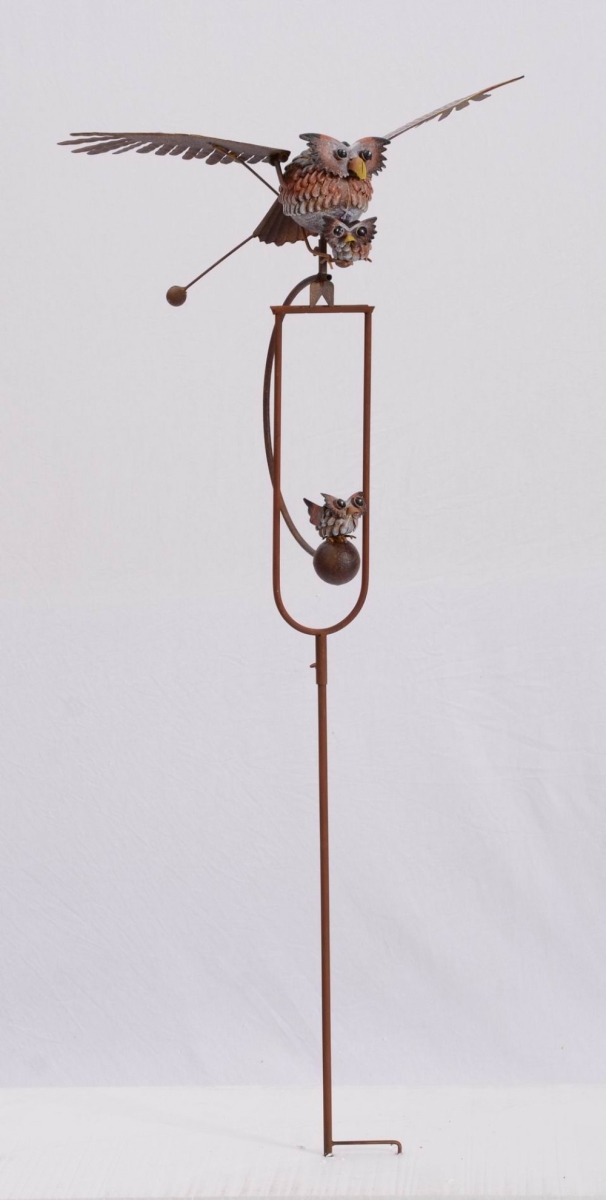 BM-GD6225 Rocking Owls Garden Stake