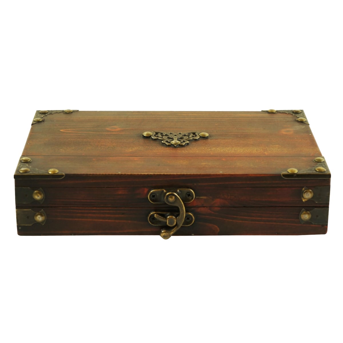 BM-CQG1757 Vintage Look With Butterfly Accent Decorative Box
