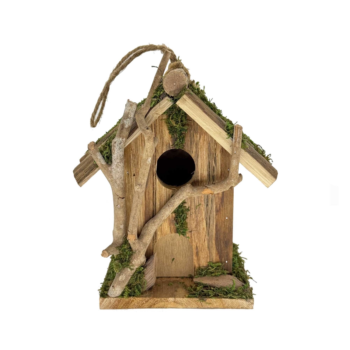 BM-GD6218 Branch & Moss Rustic Bird House