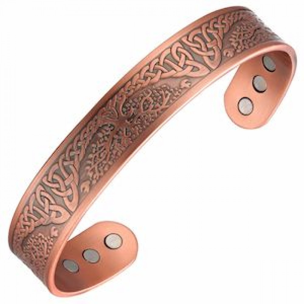 MJ-KSBG45 Tree Of Life Style Copper Bangle