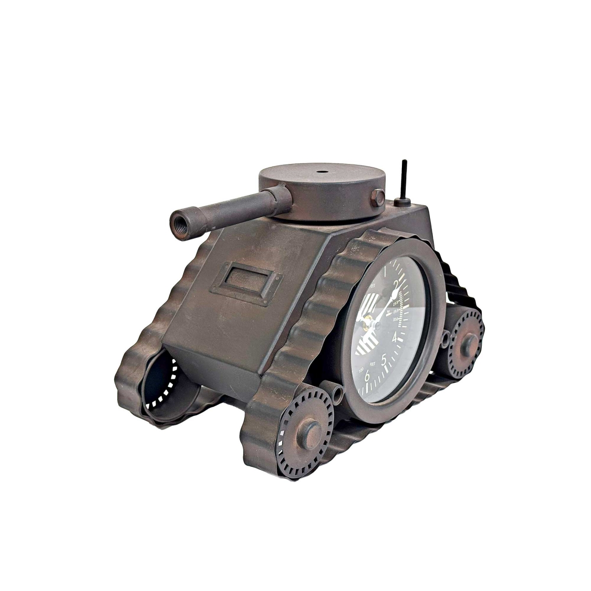 BM-TC3026 Double Sided Vintage Tank Table Clock