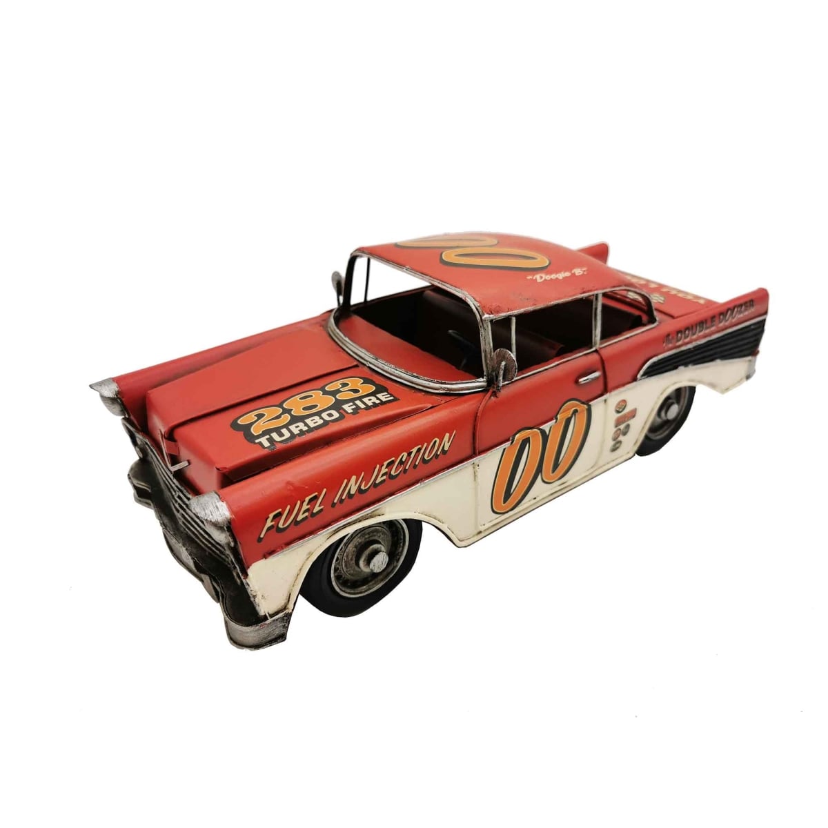 BM-RD2046 Doogie B Number 00 Classic Rally Car Figurine