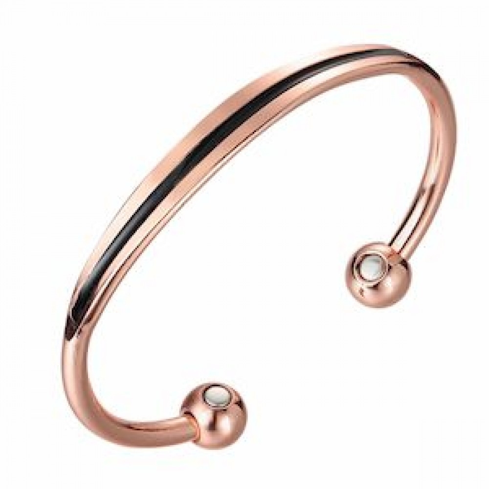 MJ-KSBG20 Black Line Style Copper Bangle