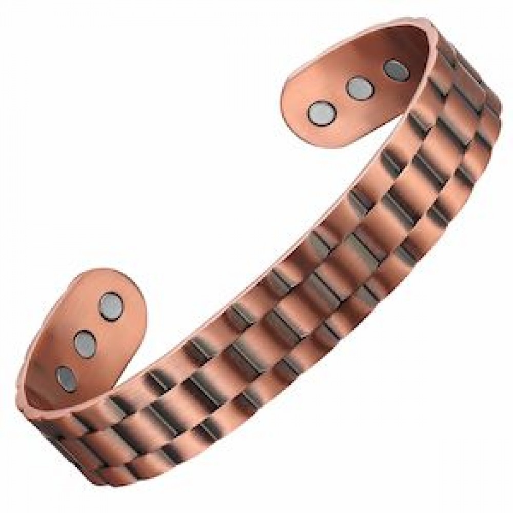 MJ-KSBG41 Brick Style Copper Bangle