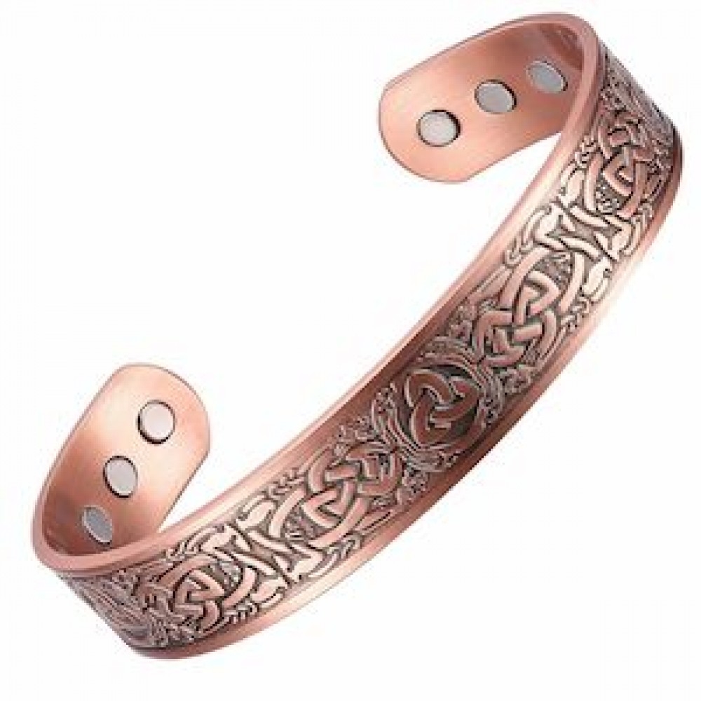 MJ-KSBG47 Traditional Trinity Knot Copper Bangle