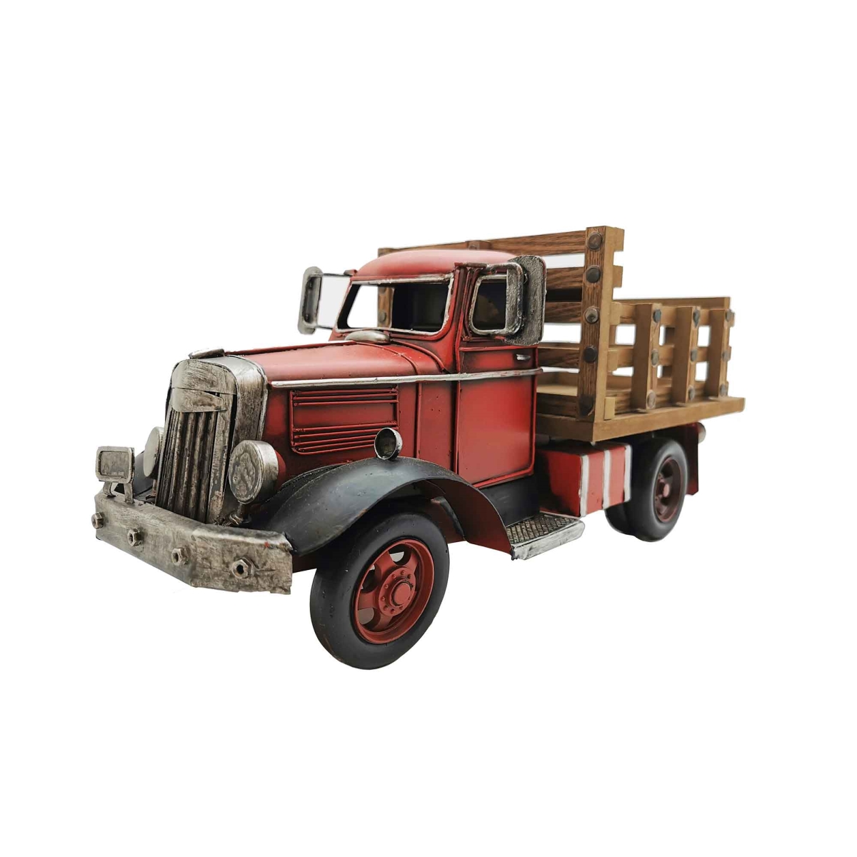 BM-RD2041 Red Vintage Farm Truck Decoration