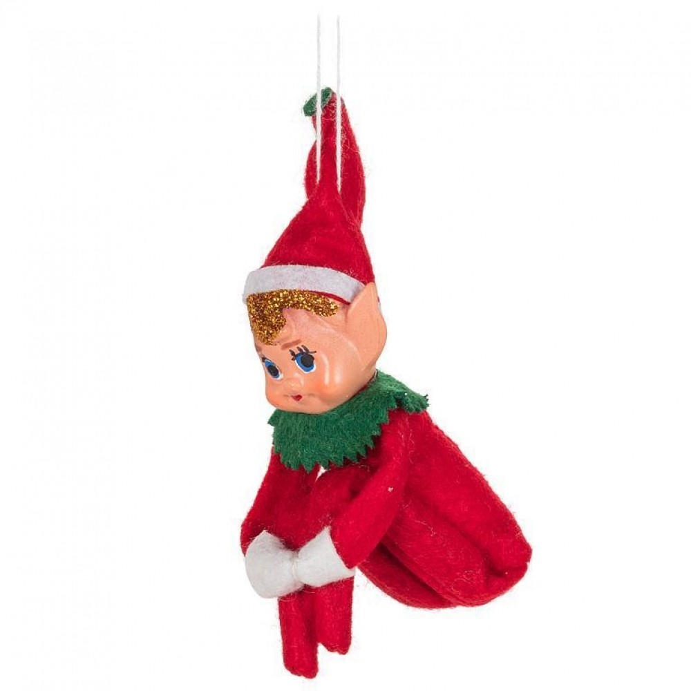AB-27-CLASSIC-631 Sitting Elf Ornament
