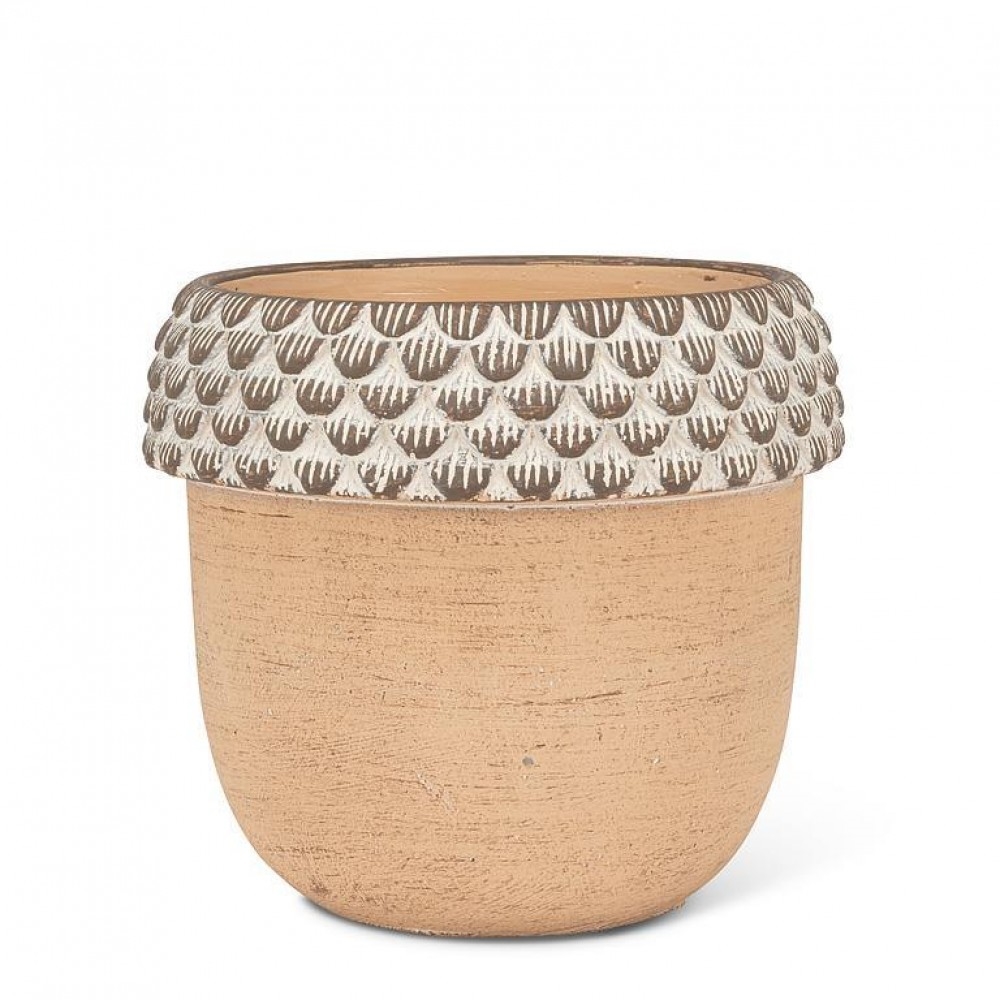 AB-27-OAKNUT-025-MD Medium Acorn Planter