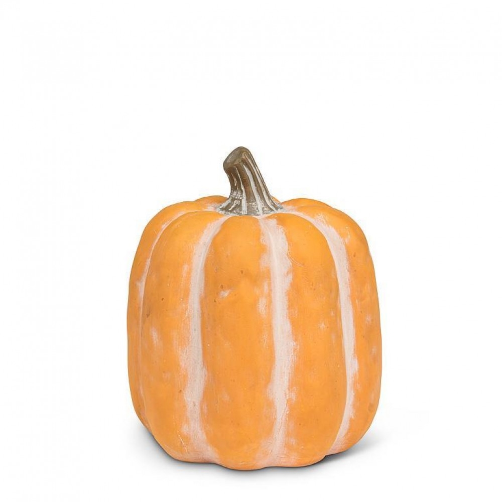 AB-27-ALMANAC-112-YLW Medium Matte Tall Pumpkin Figurine
