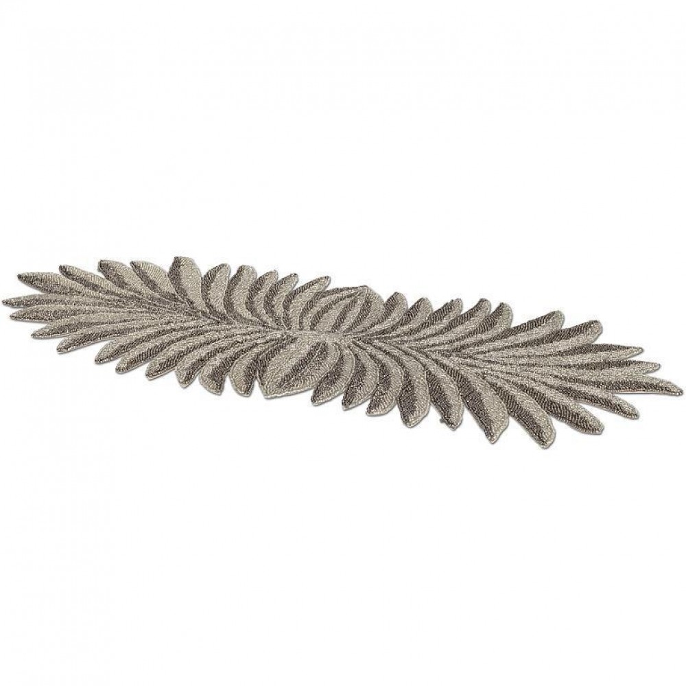 AB-40-FANCY-31 Beaded Palm Leaves Table Runner