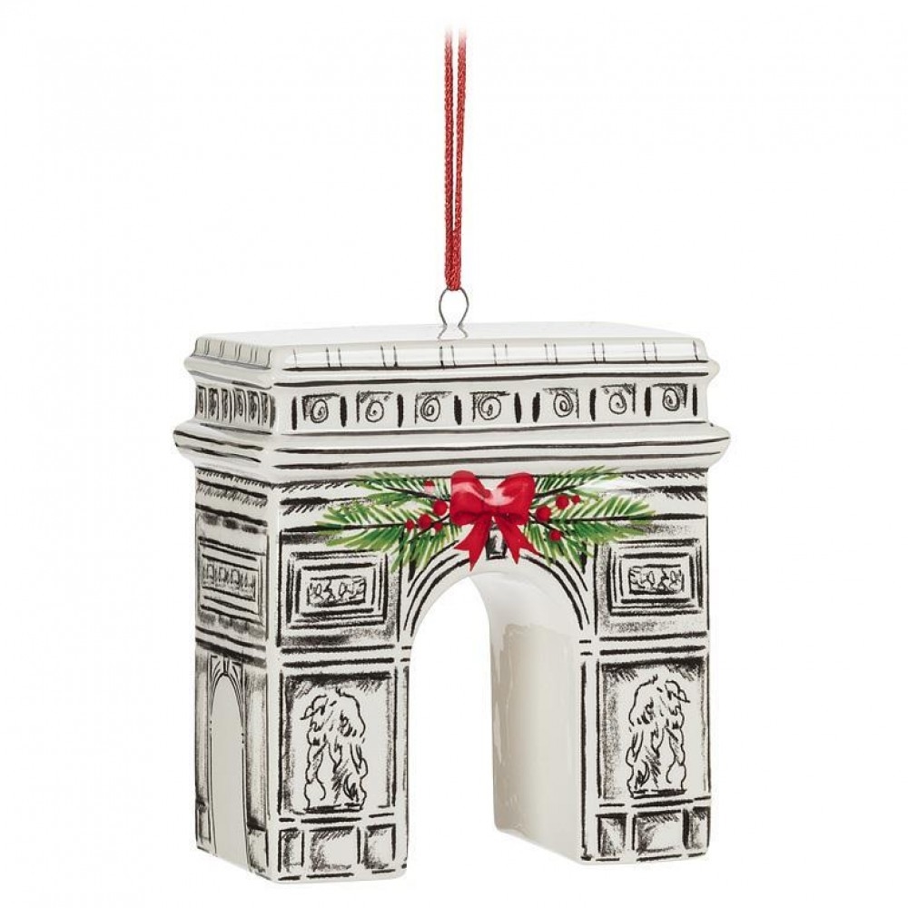 AB-27-PARIS-608 Festive Arc De Triomphe Ornament