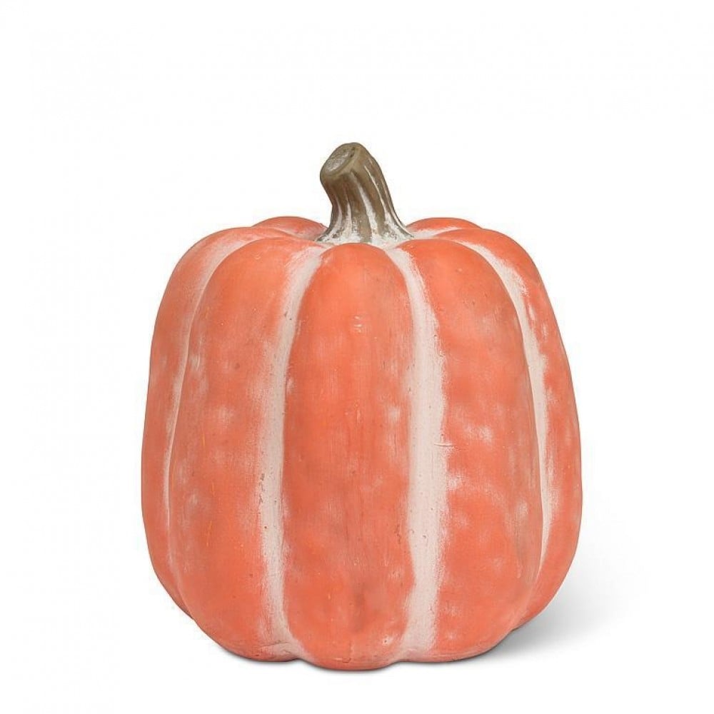 AB-27-ALMANAC-113-ORG Large Matte Tall Pumpkin Figurine
