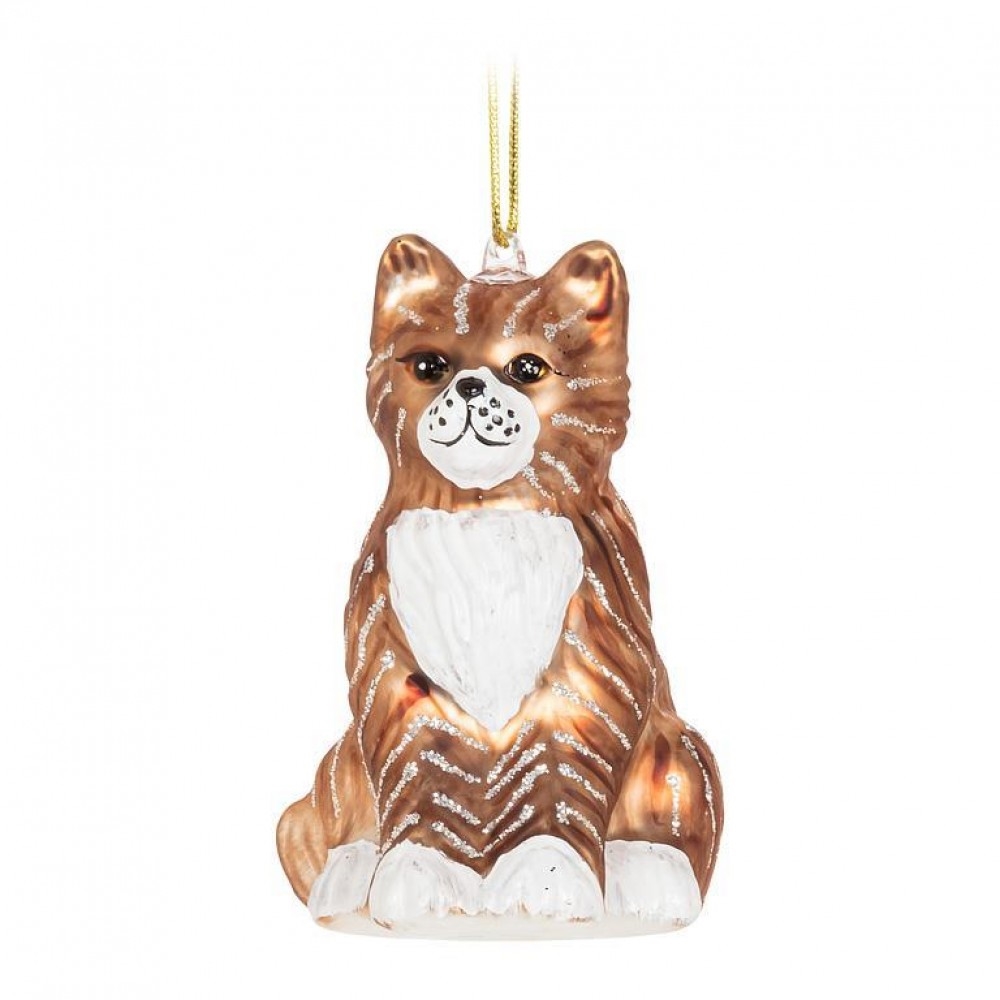 AB-15-SEASON-TABBY Tabby Cat Ornament