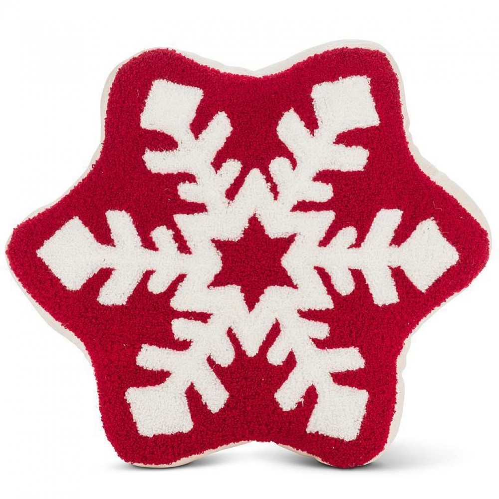 AB-50-TICKING-SHAPE-37 Snowflake Shape Pillow