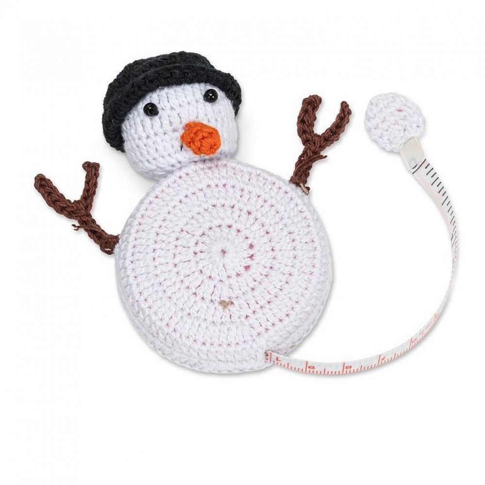 AB-62-ZIPP-SNOW Snowman Measuring Tape