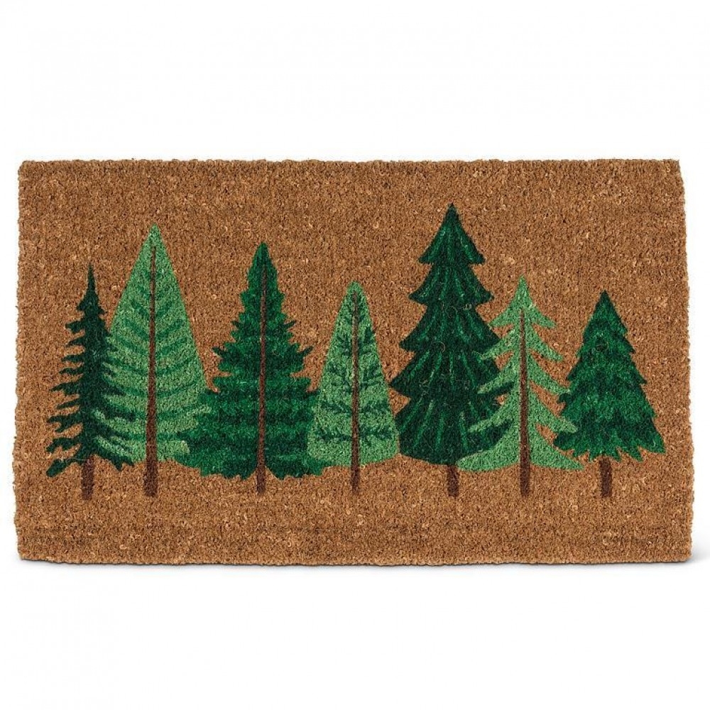 AB-35-FWD-CH-3620 Pine Trees Row Doormat
