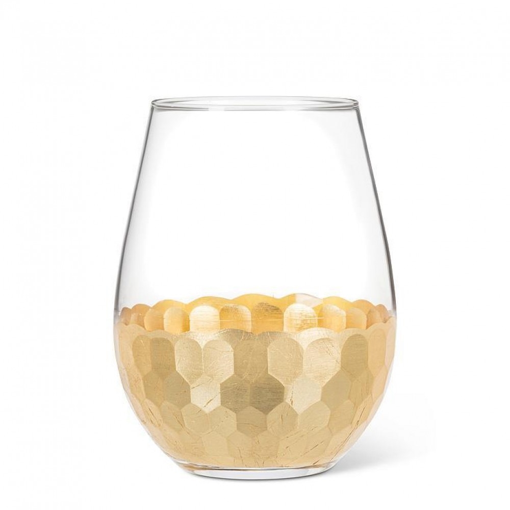AB-27-AMBIENCE-SG Chisel Base Stemless Wine Glasses