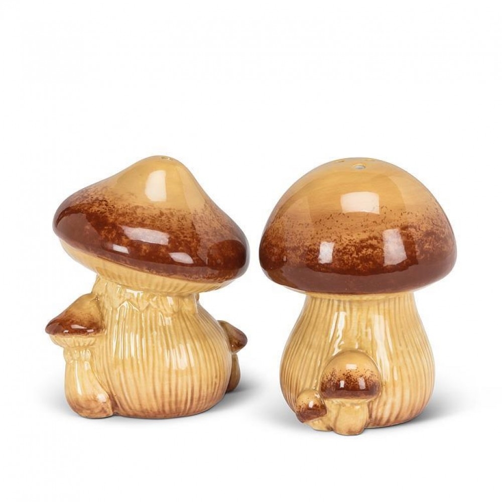AB-27-KITSCH-798 Mushrooms Salt & Pepper Shaker