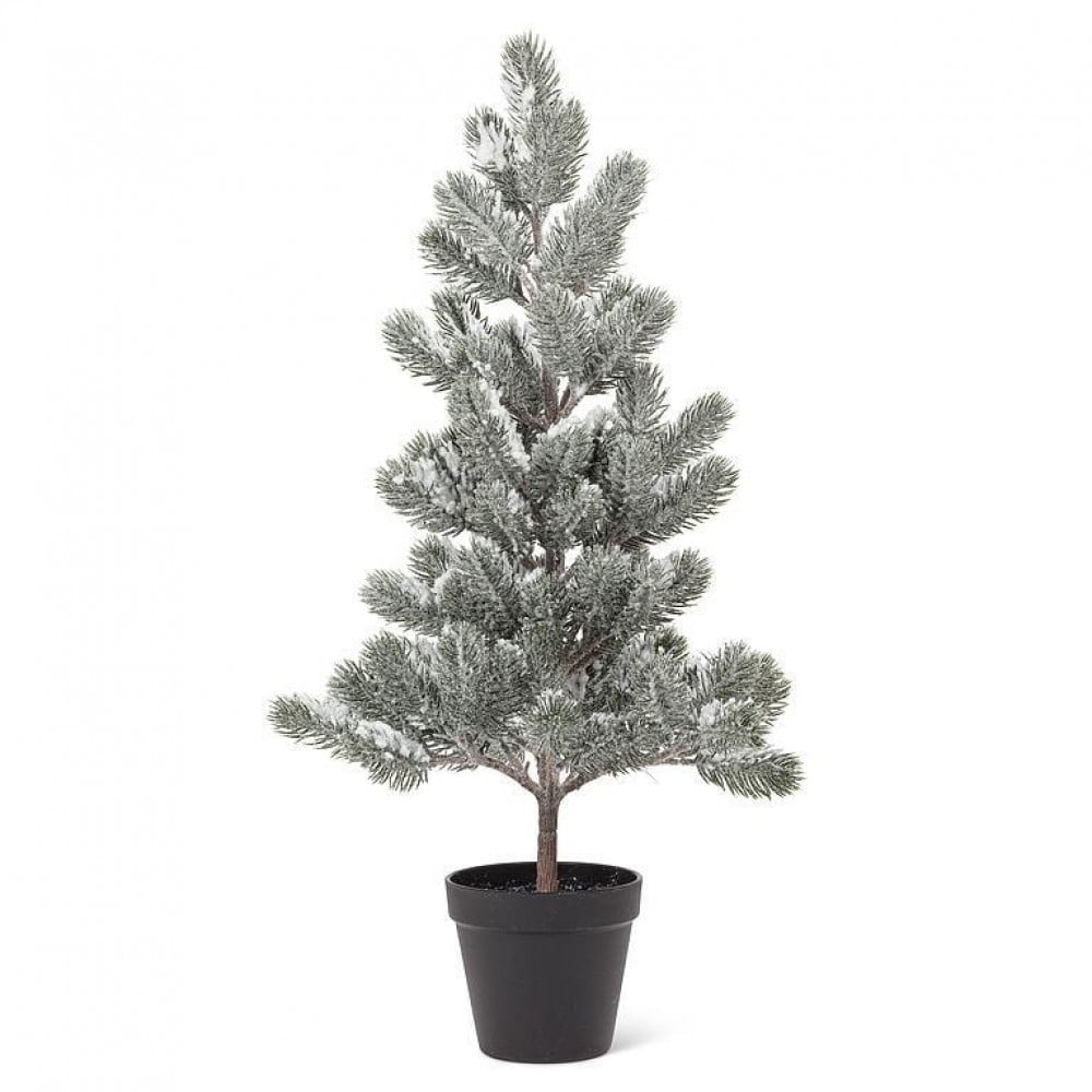 AB-27-ARBOR-03-LG Large Fluffy Pine Tree Faux Plants And Trees