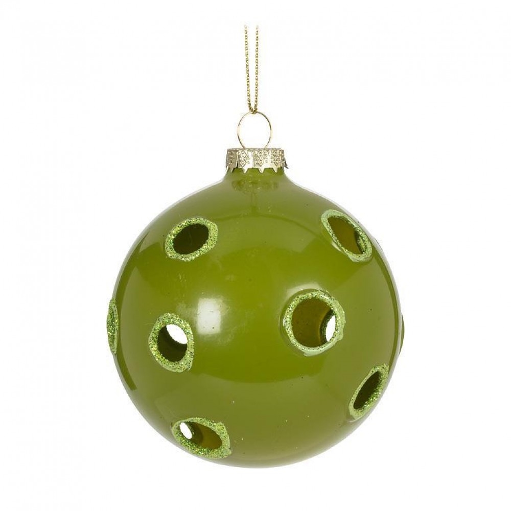 AB-18-WHIMSY-PICKLEBALL Pickleball Ball Ornament