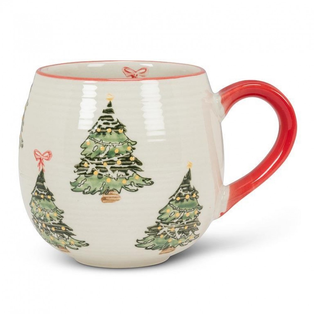 AB-27-BALLON-TREE Christmas Trees Ball Mug
