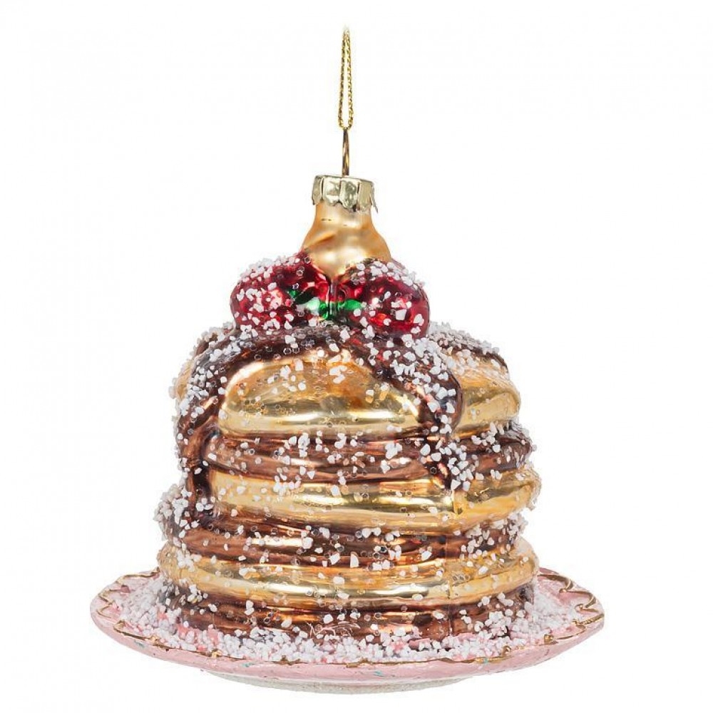 AB-27-HERITAGE-PANCAKE Stack Of Pancakes Ornament