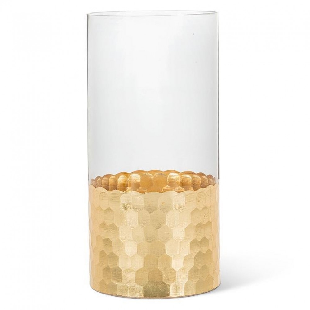 AB-27-AMBIENCE-VASE-MD Chisel Base Cylindrical Vase