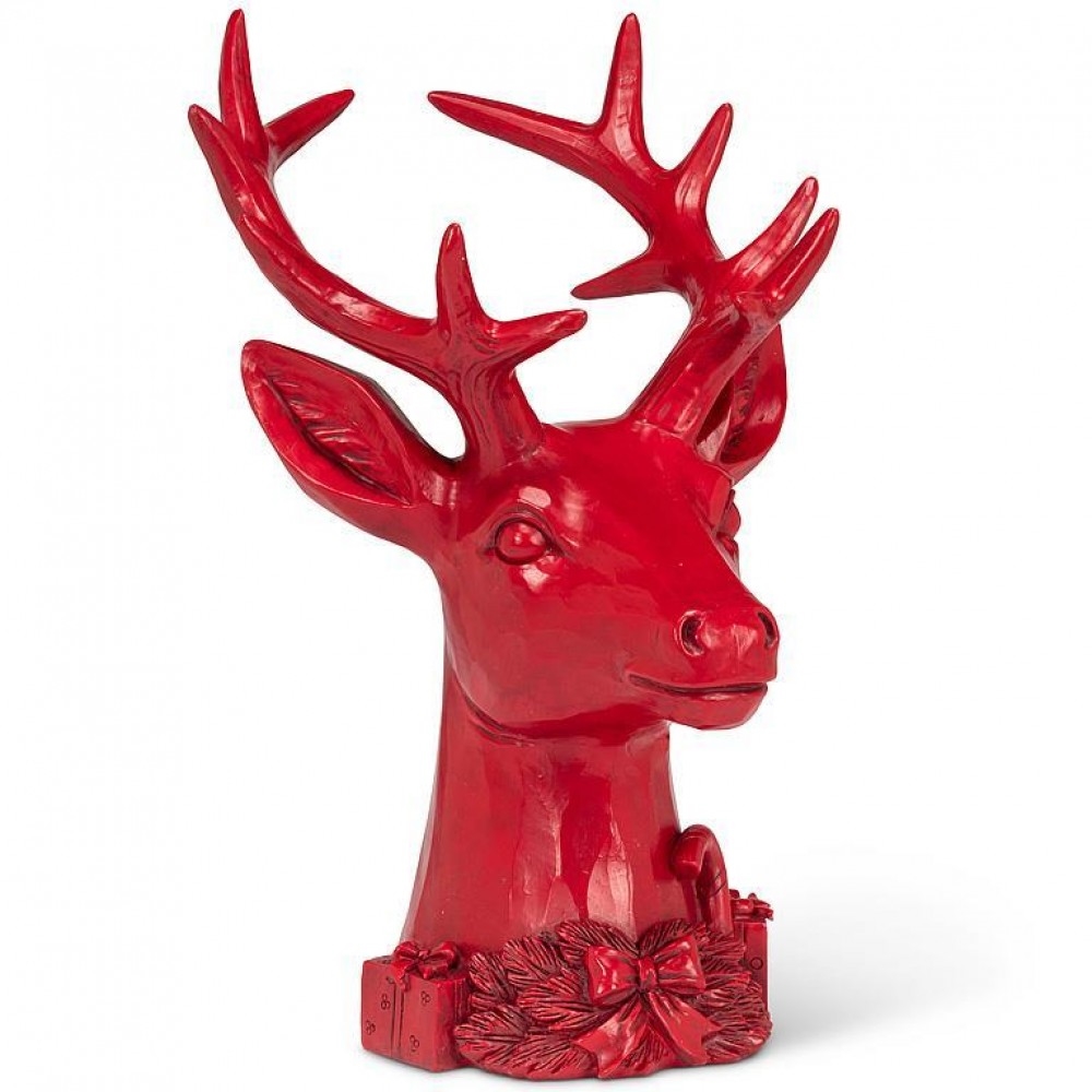 AB-27-DASHER-870 Reindeer Bust Figurine