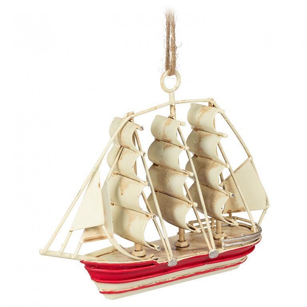 AB-27-TIMELESS-3434 3 Masted Schooner Ornament