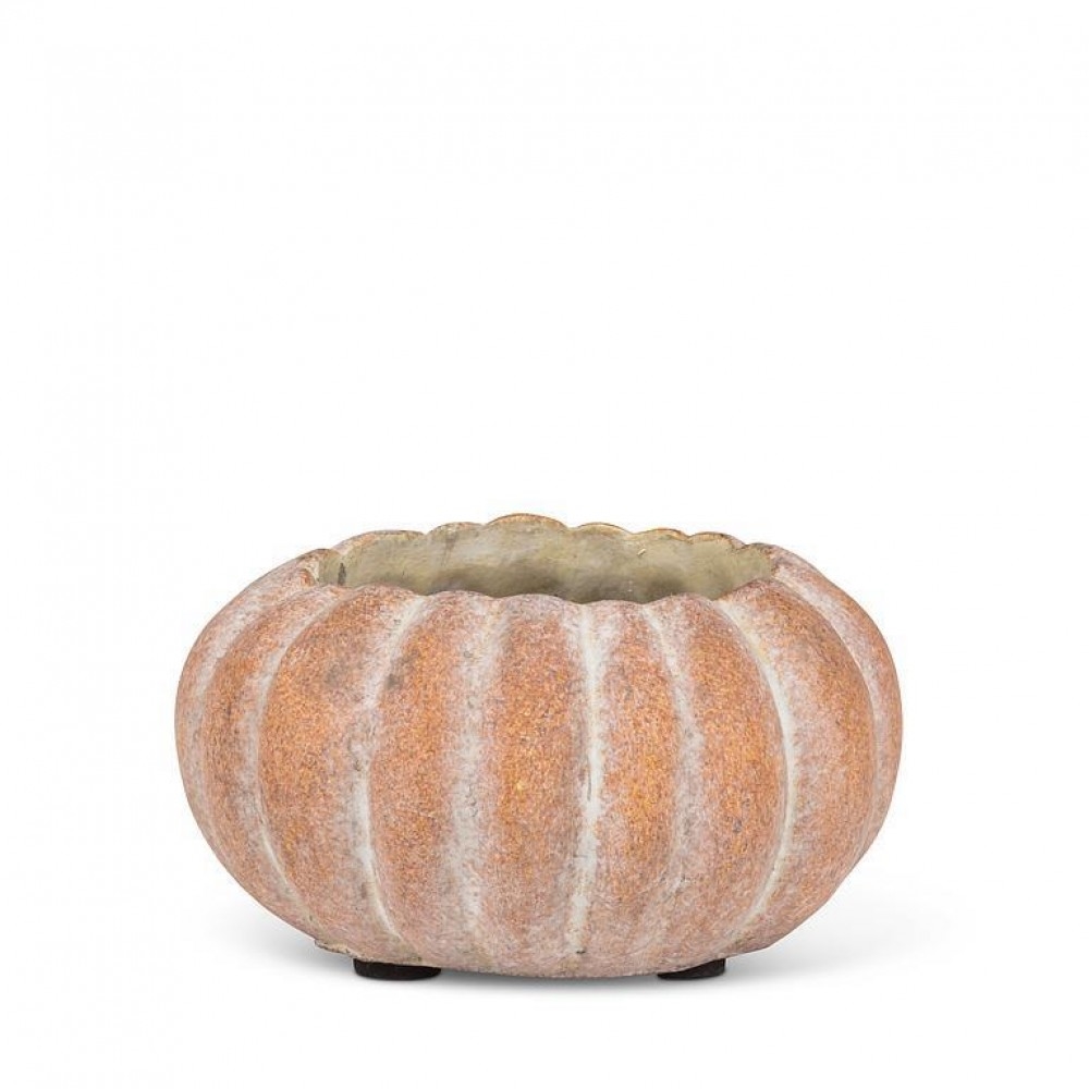 AB-27-PUMPKIN-220-XS Mini Low Pumpkin Planter