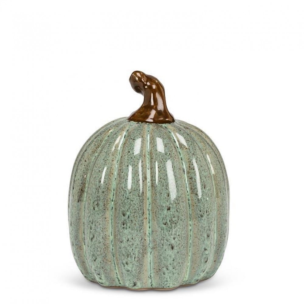 AB-27-HARVEST-89-SAGE Small Oval Pumpkin Figurine