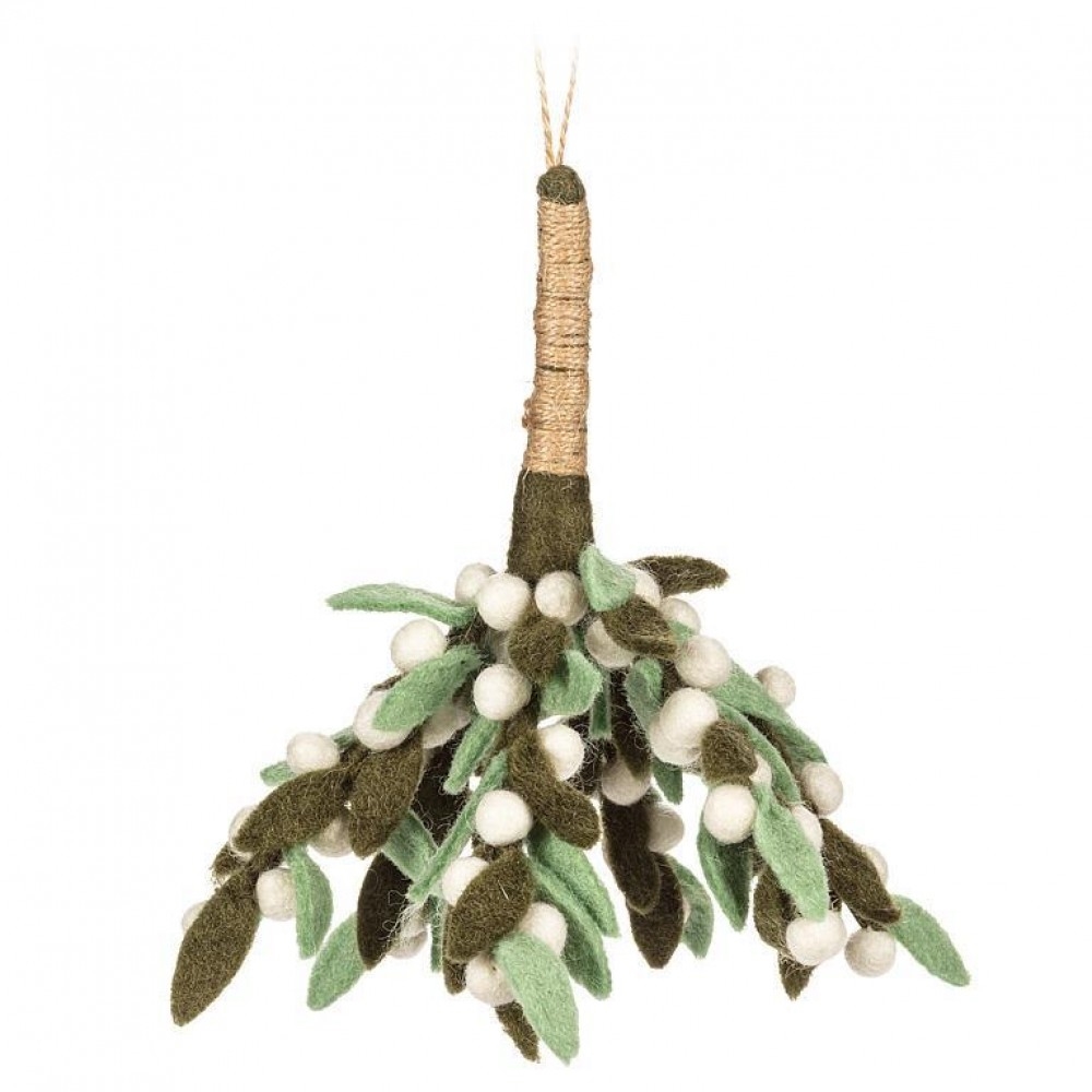AB-28-NEPAL-120 Mistletoe Branch Hanging Decoration