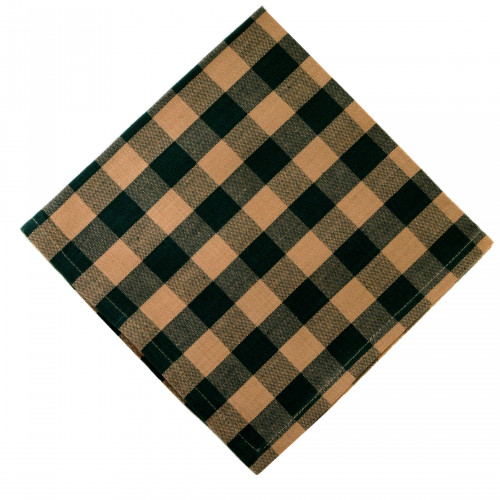 AG-20252S-4 Napkins, Green Check - Set of 4