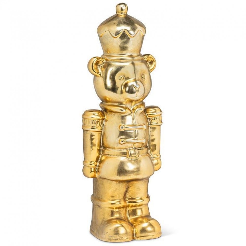 AB-27-EDWARD-19 Standing Soldier Bear Figurine