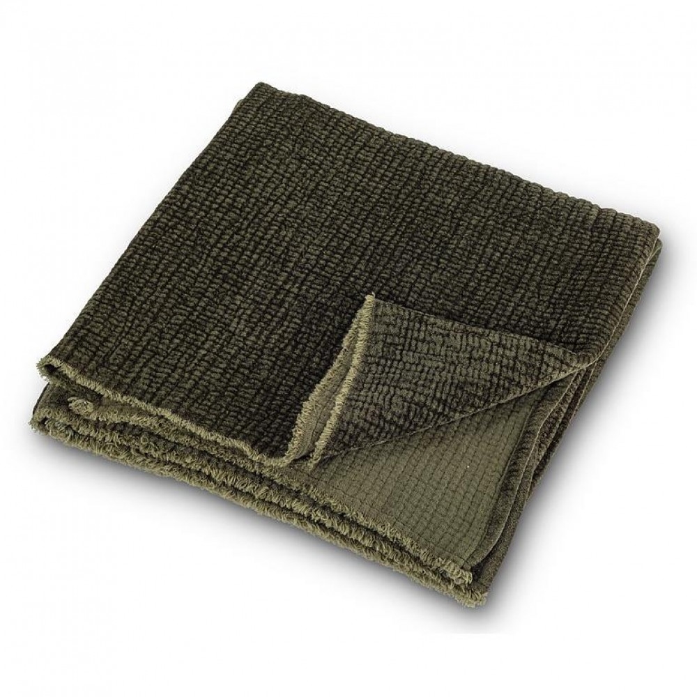 AB-95-CHENILLE-GRN-5060 Ribbed Chenille Throw