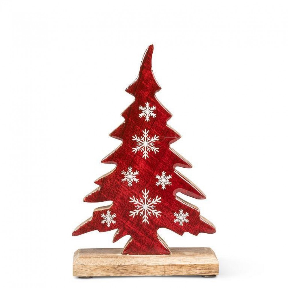 AB-43-TRINITY-952-SM Small Tree With Snowflakes Figurine